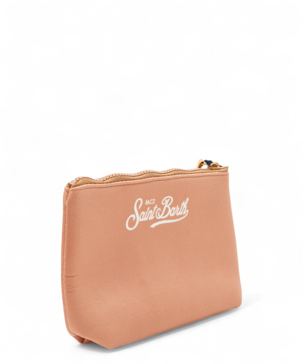 Pochette Aline con stampa APRES CHIC e zip-Mc2 Saint Barth-Pochette-Vittorio Citro Boutique