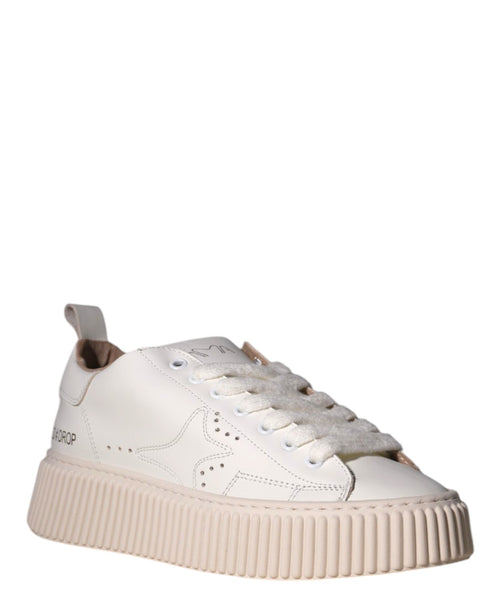Sneakers Donna in Pelle con Suola Platform AmaBrand