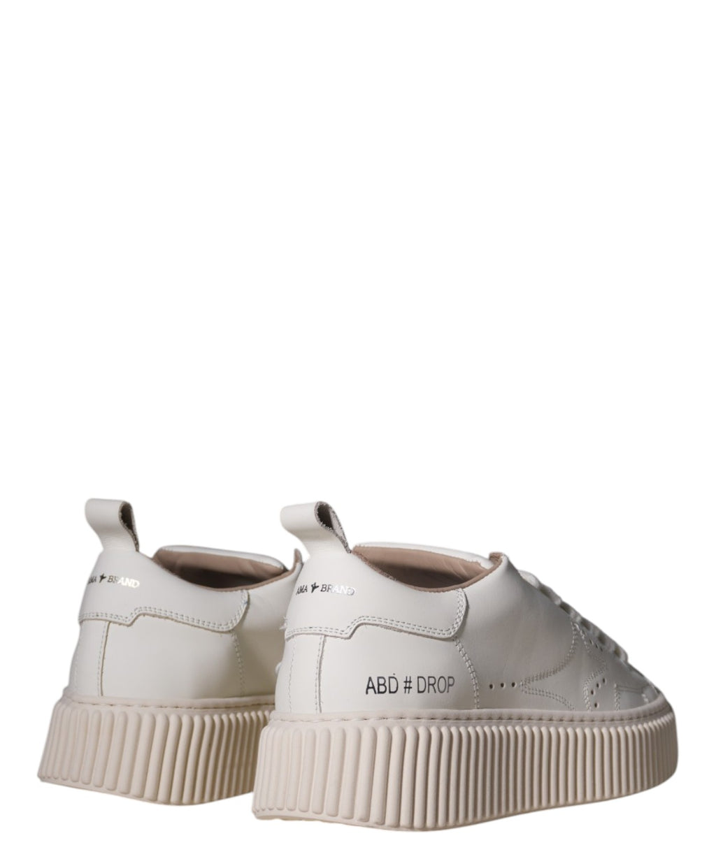 Sneakers Donna in Pelle con Suola Platform AmaBrand