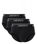 Lacoste Confezione da 3 Slip in Cotone con Logo-LACOSTE-Intimo-Vittorio Citro Boutique