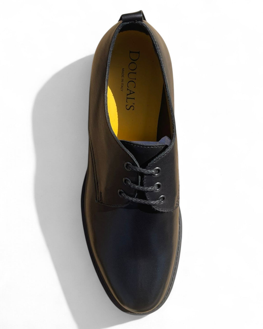 Stringata Derby in Pelle Nappata-Doucal'S-Stringate-Vittorio Citro Boutique