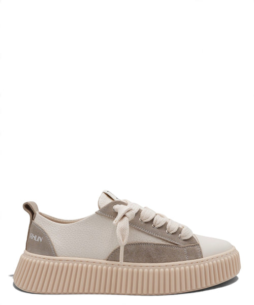 Zapatillas Rhun 2027 de mezcla de piel granulada