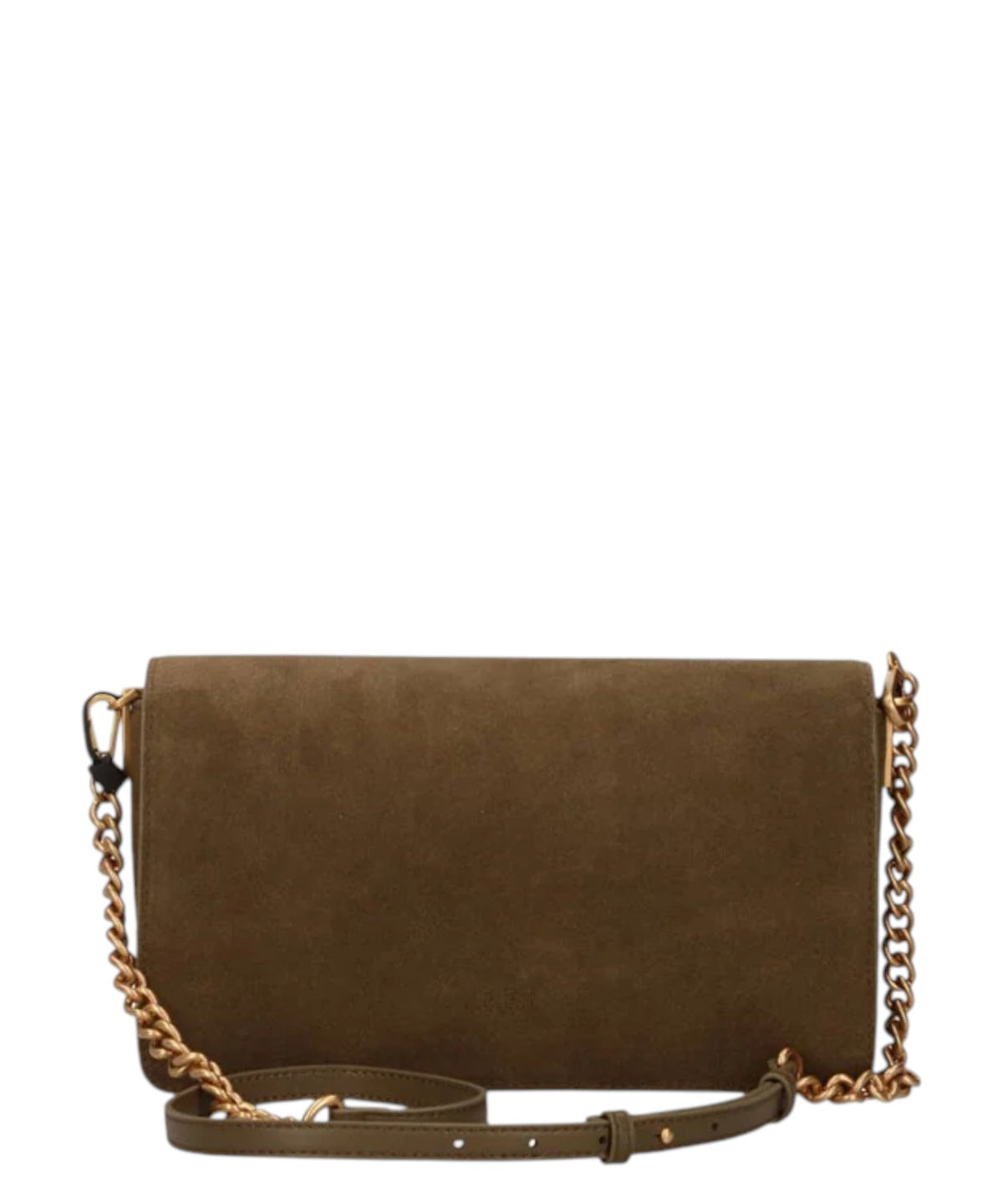 Borsa a spalla Pinko Love One Slouchy S in camoscio