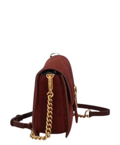 Borsa a spalla Pinko Love One Slouchy S in camoscio