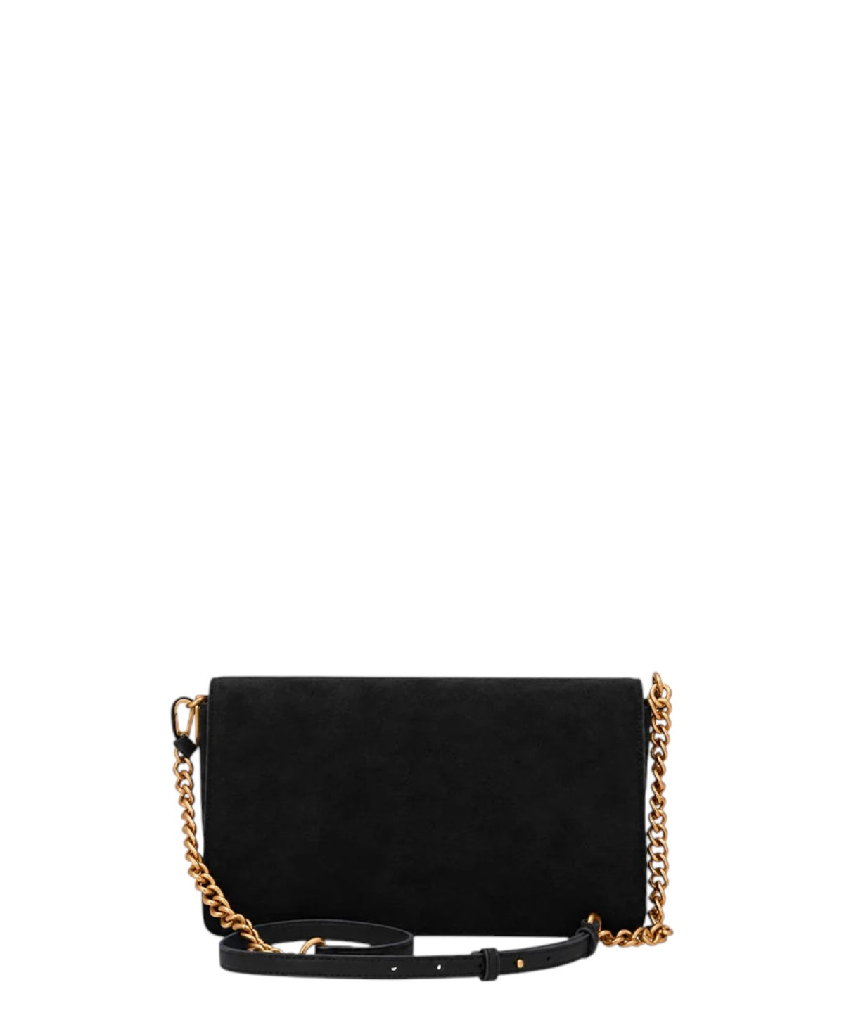 Mini-Tasche Love One Slouchy von Pinko aus Veloursleder, Größe S