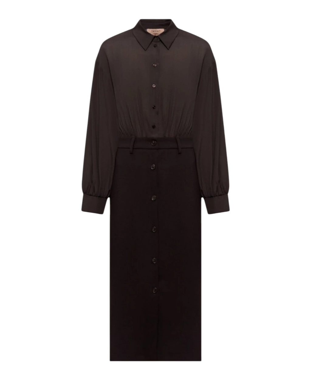 Damesjurk Twinset overhemdmodel met riem