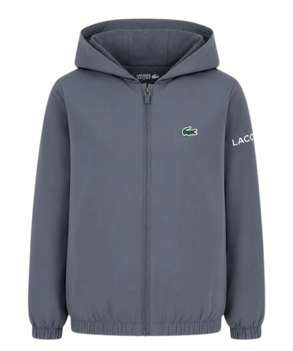 Giacca Tuta Lacoste Bambino Leggera con Cappuccio