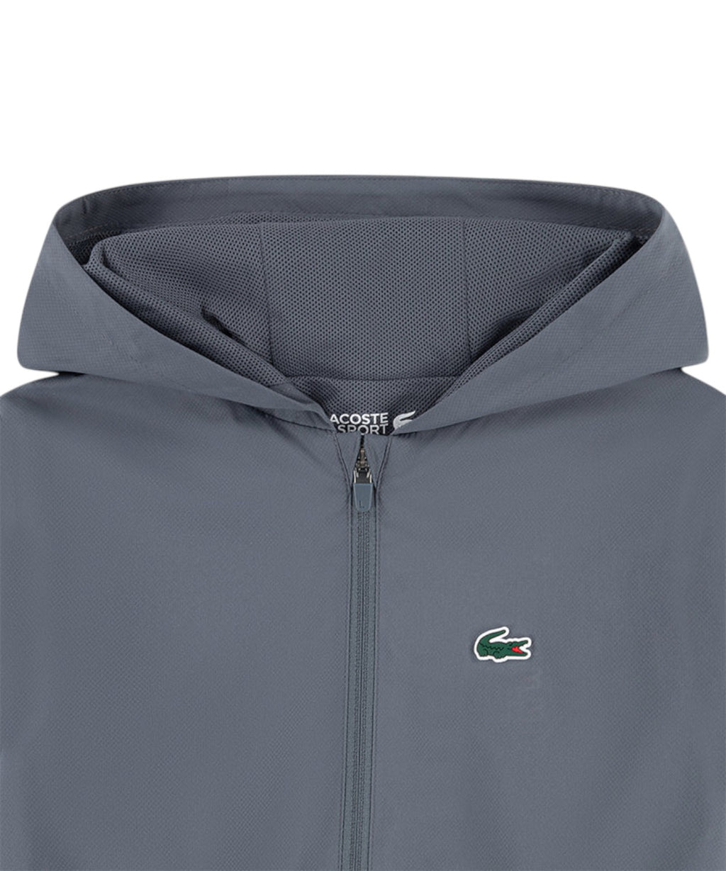 Giacca Tuta Lacoste Bambino Leggera con Cappuccio