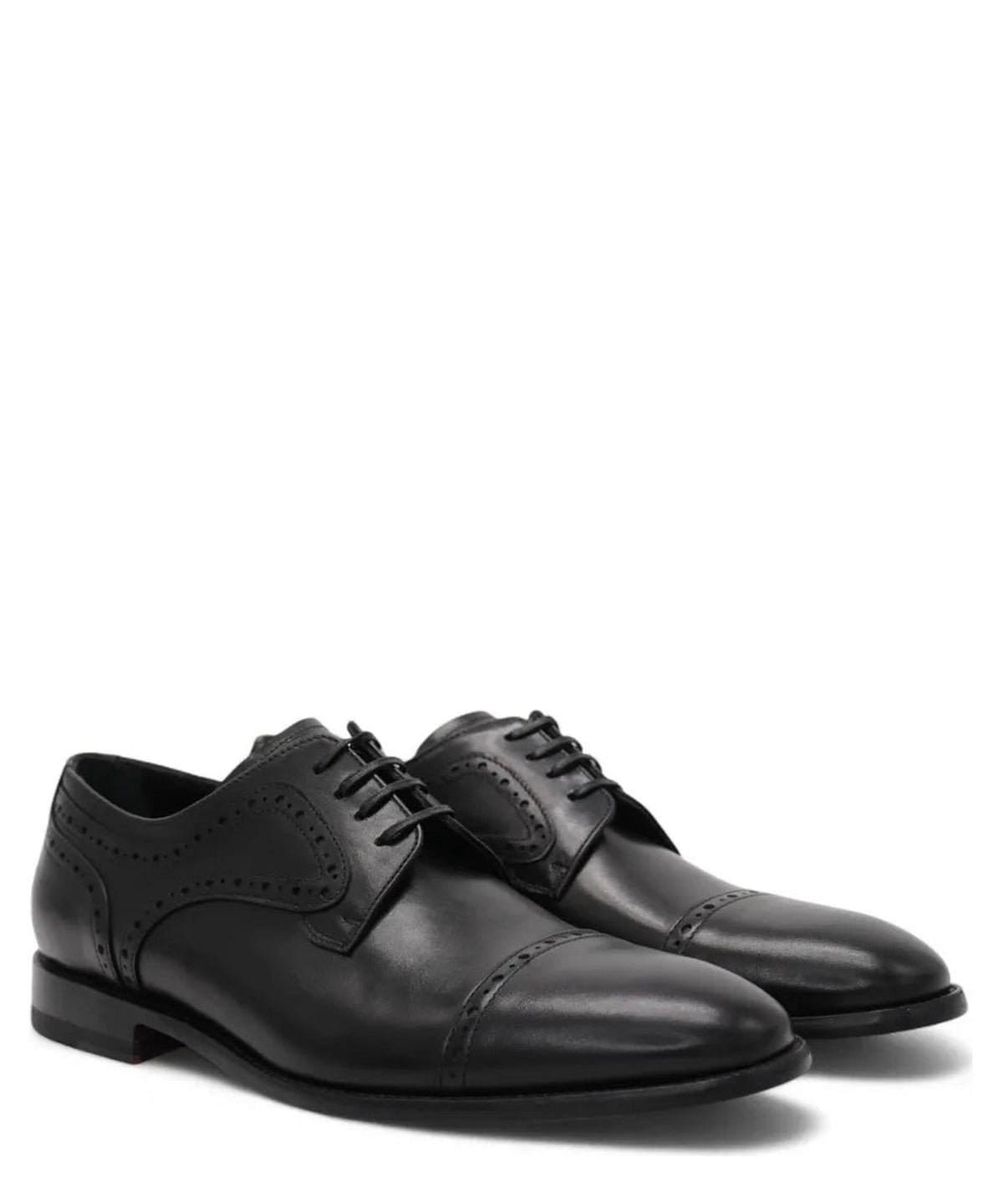 Scarpe Derby in Vitello Nero-Graziano Salvatelli-Stringate-Vittorio Citro Boutique