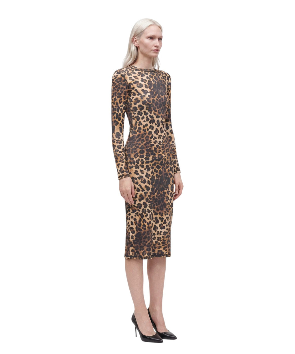 Vestito Leopardato GCDS in Cotone per Donna