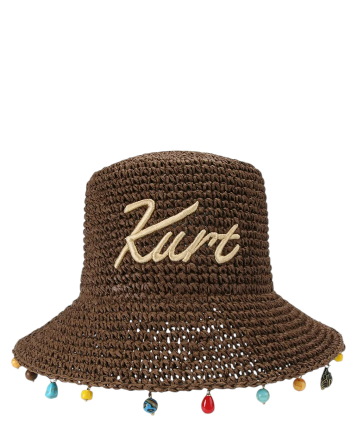 Borsa Secchiello Raffia Kurt Geiger London