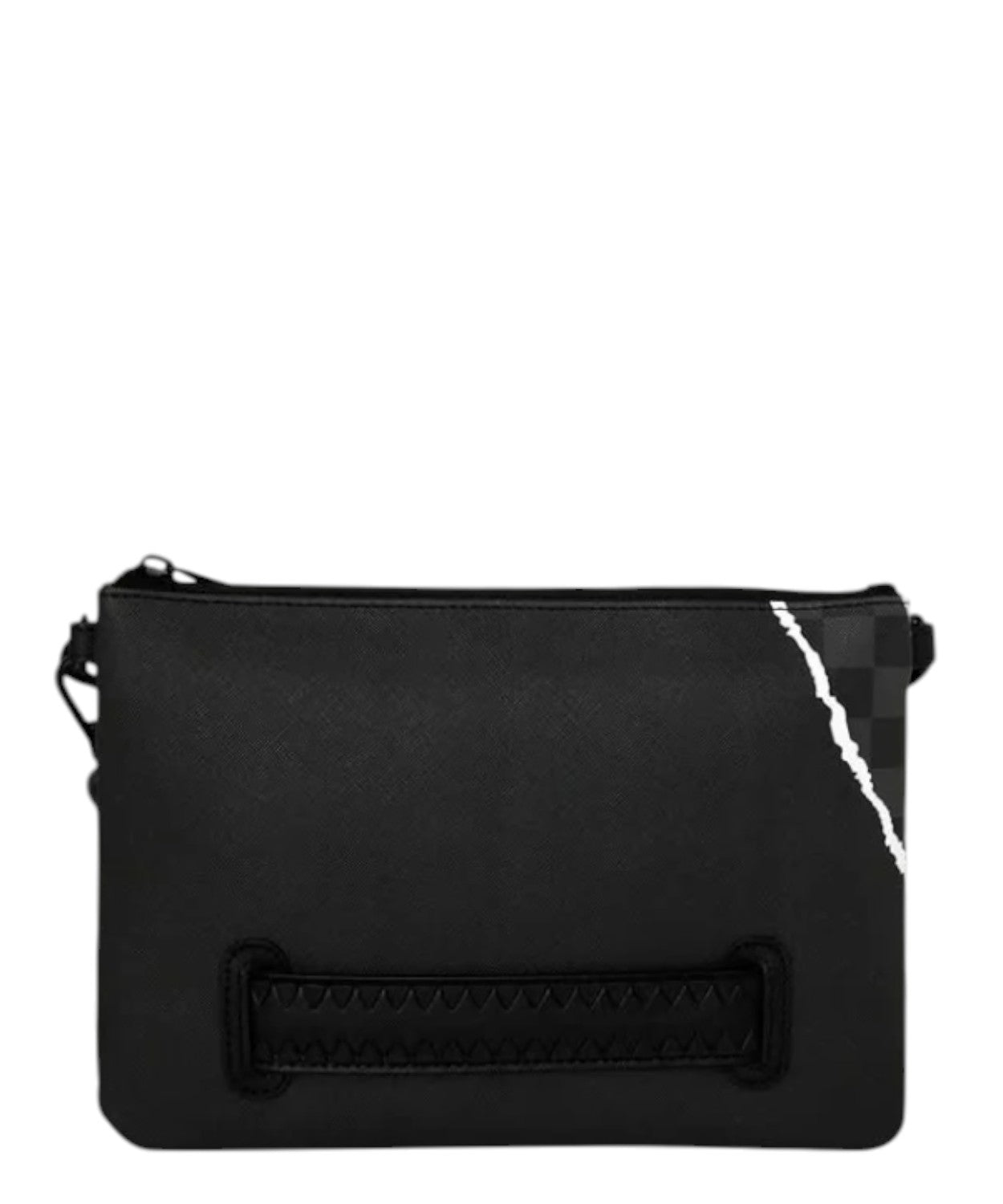 Pochette Sprayground Center Rip Revealing Gray Check Crossover Clutch