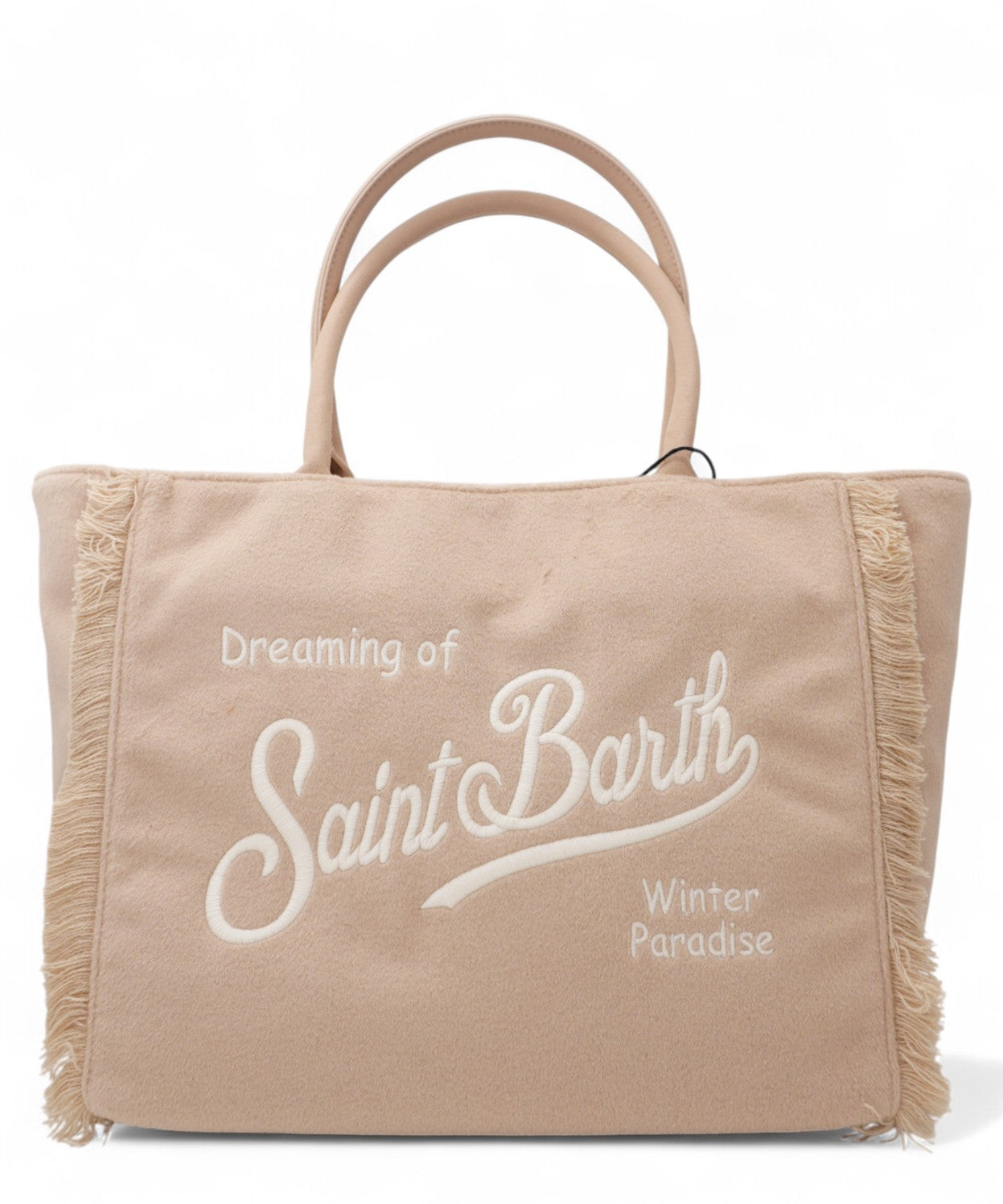 MC2 Saint Barth Vanity Felt Borsa in Feltro con Frange-Mc2 Saint Barth-Borse a mano-Vittorio Citro Boutique