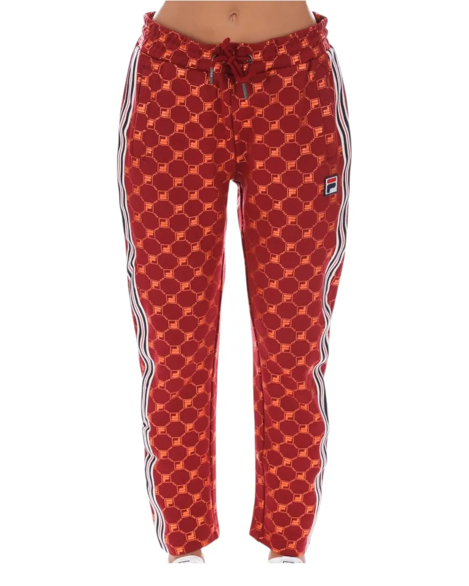 Pantaloni Tuta GVANTSA AOP Rosso – Stile Sportivo-Fila-Tuta-Vittorio Citro Boutique