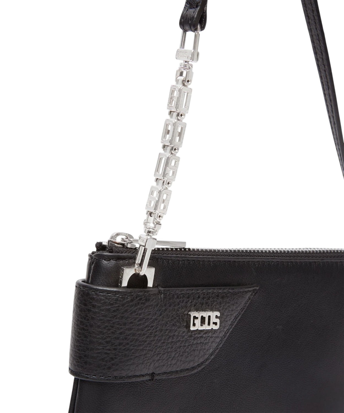 GCDS Borsa Comma Notte Small in Pelle Made in Italy