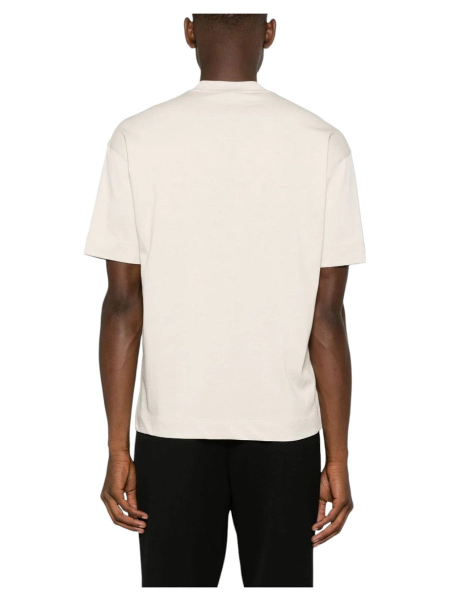 T-shirt logo ricamato-Emporio Armani-T-shirt-Vittorio Citro Boutique