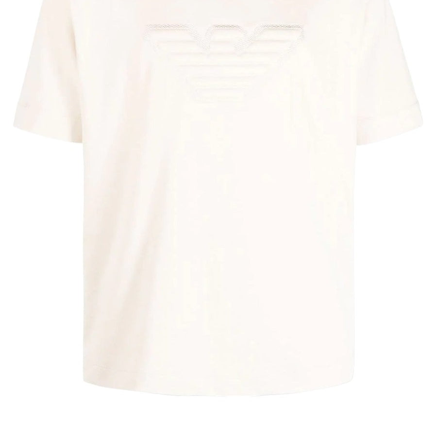 T-shirt logo ricamato-Emporio Armani-T-shirt-Vittorio Citro Boutique