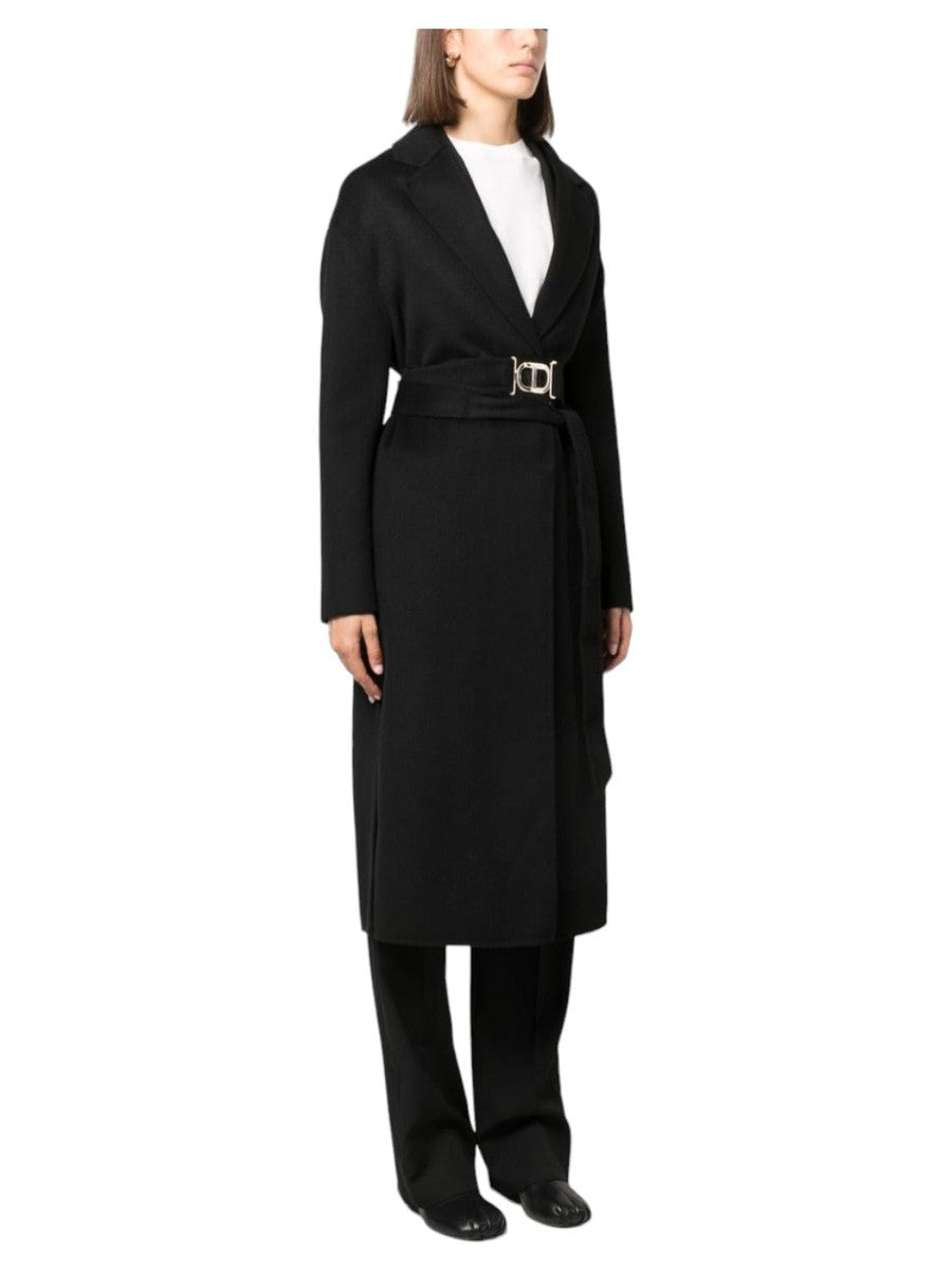 Cappotto con cintura-Twinset-Cappotti-Vittorio Citro Boutique