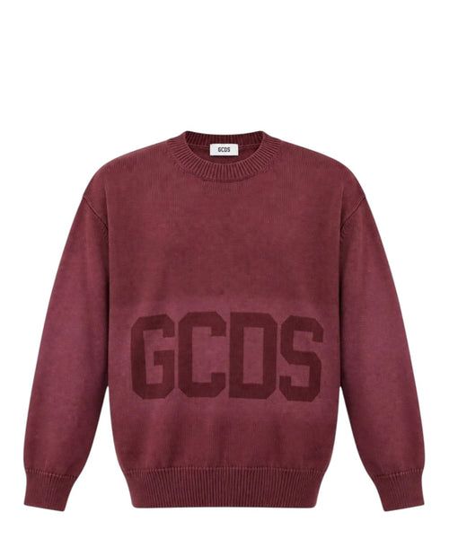 Jersey GCDS de cuello redondo con logotipo maxi