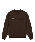 Felpa GCDS Girocollo con Band Logo sul Retro