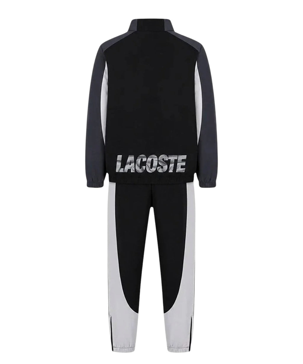 Dres dziecięcy Lacoste z kurtką zapinaną na cały zamek i kontrastowymi wstawkami