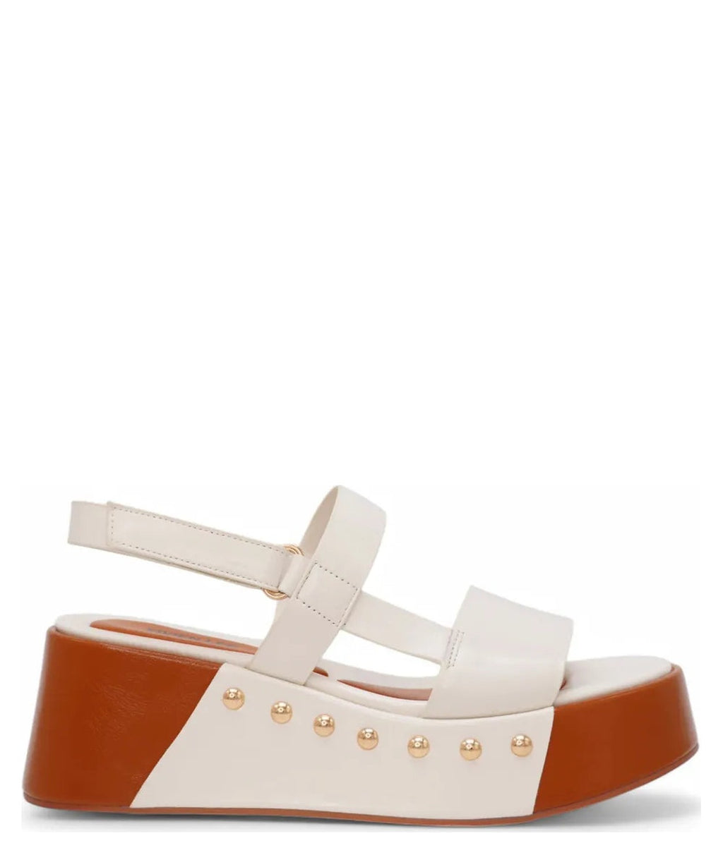 Sandalo con zeppa in Pelle-Vivien Lee-Sandali-Vittorio Citro Boutique