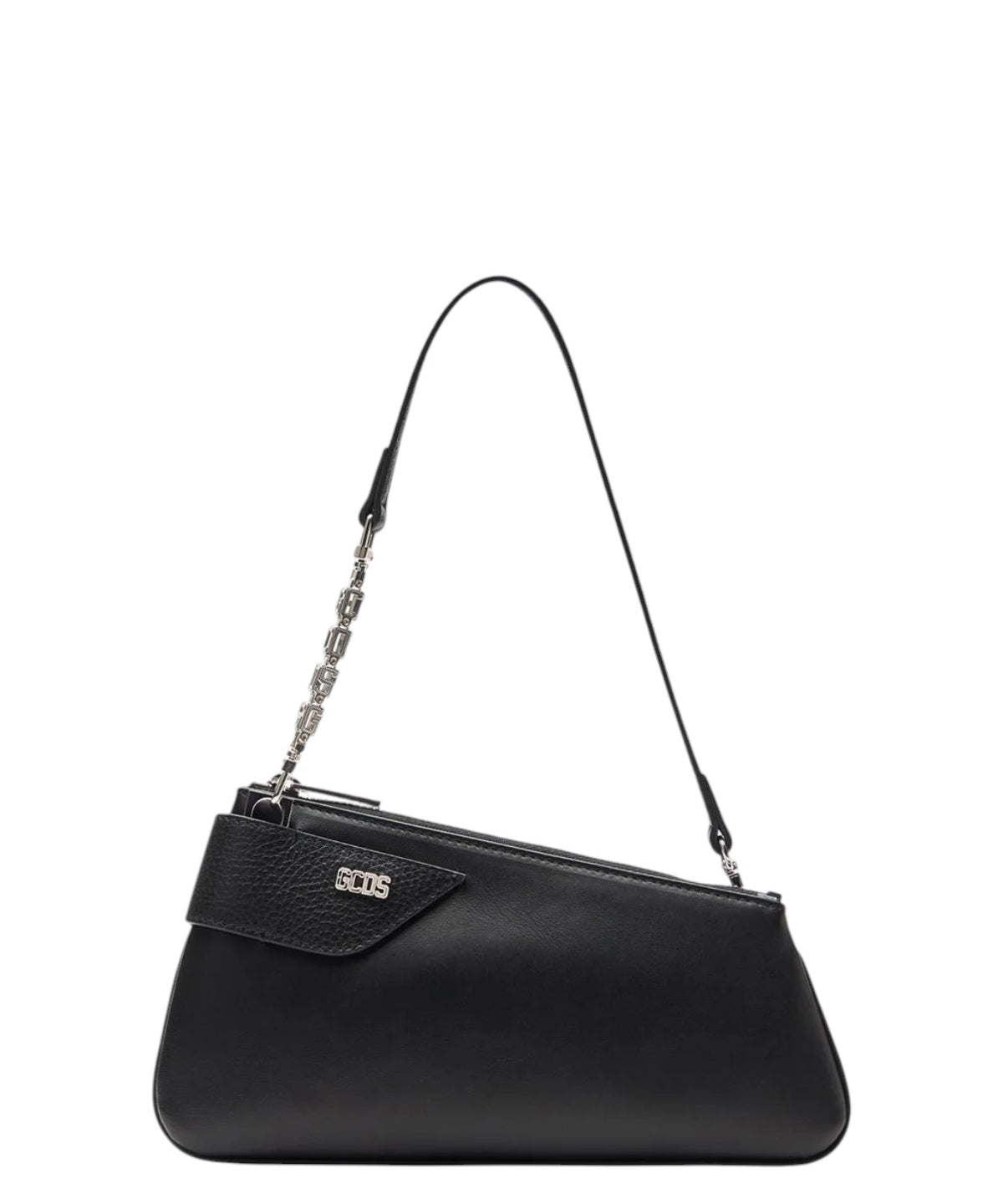 GCDS Borsa Comma Notte Small in Pelle Made in Italy