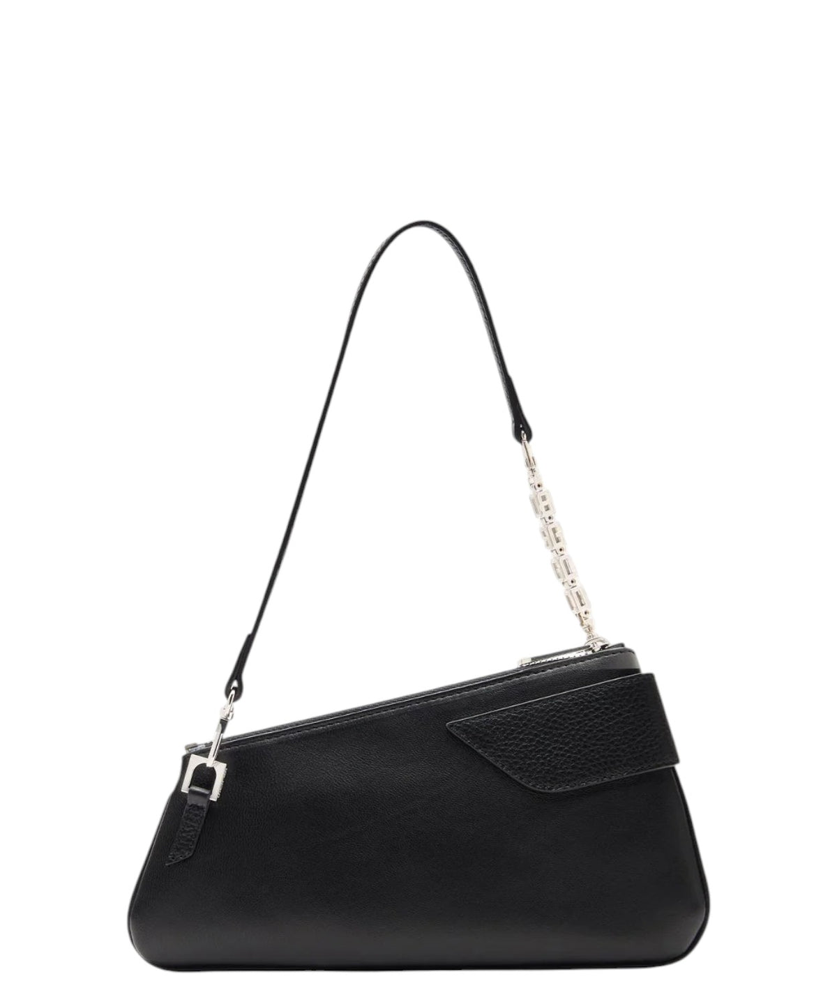 GCDS Borsa Comma Notte Small in Pelle Made in Italy