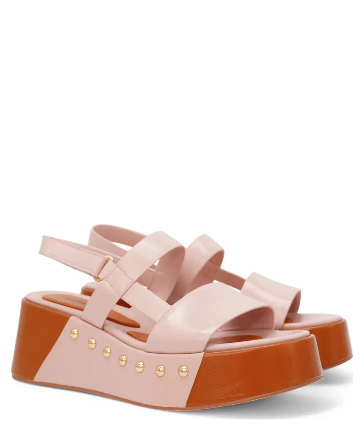 Sandalo con zeppa in Pelle-Vivien Lee-Sandali-Vittorio Citro Boutique
