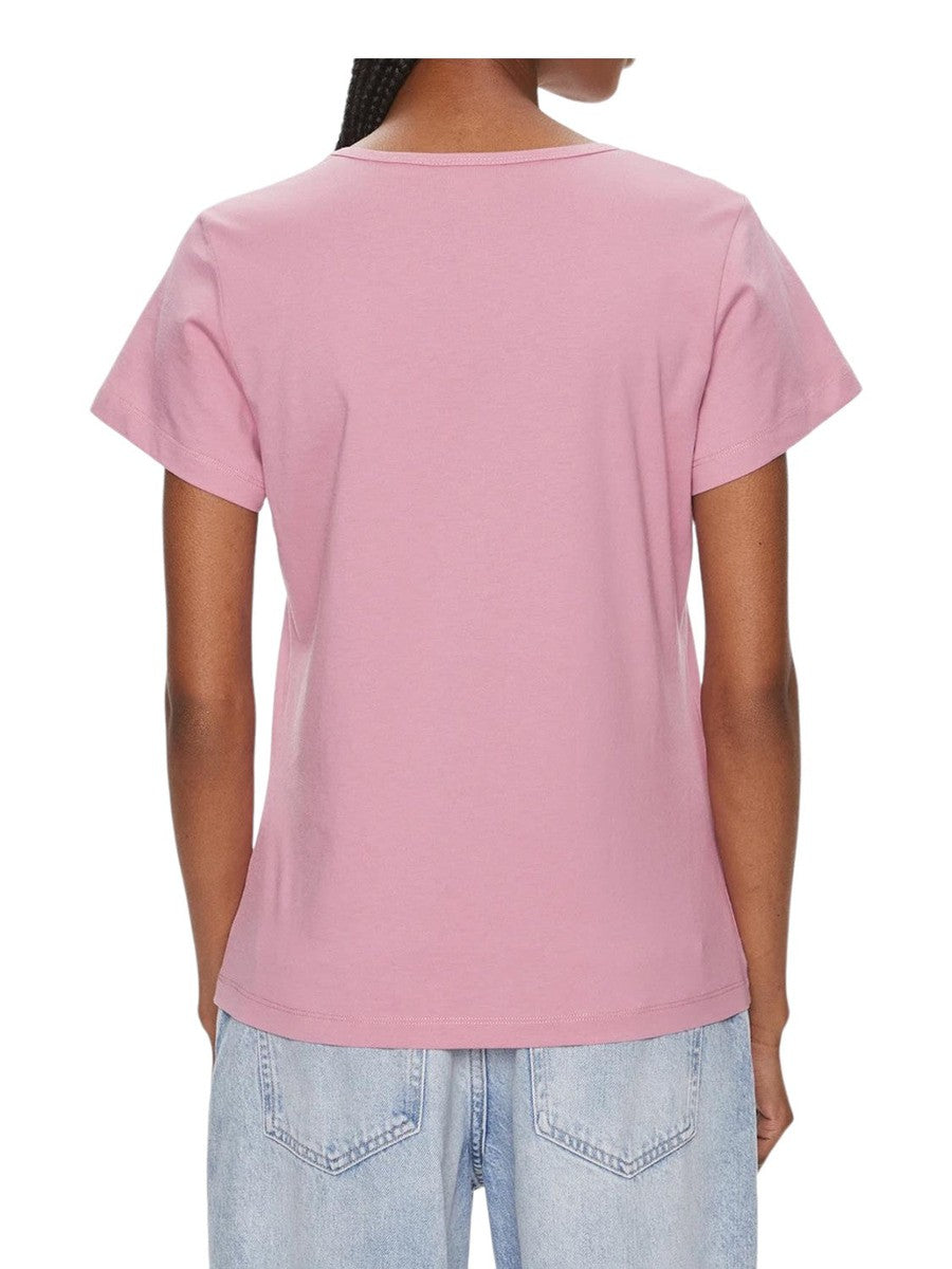 T-shirt Turbato scollo a V-T-shirt-Pinko-Vittorio Citro Boutique