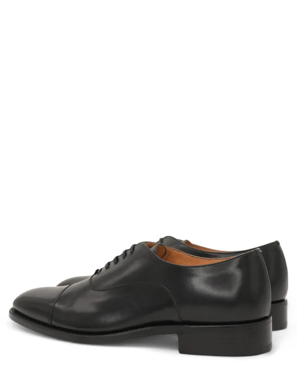 Stringate in Pelle con Lavorazione Goodyear e Fondo in Cuoio-Graziano Salvatelli-Stringate-Vittorio Citro Boutique