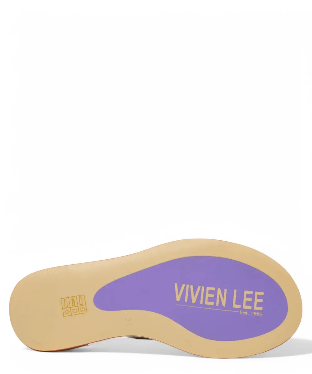 Sandalo con Zeppa in Pelle e Fasce ad Incrocio-Vivien Lee-Sandali-Vittorio Citro Boutique