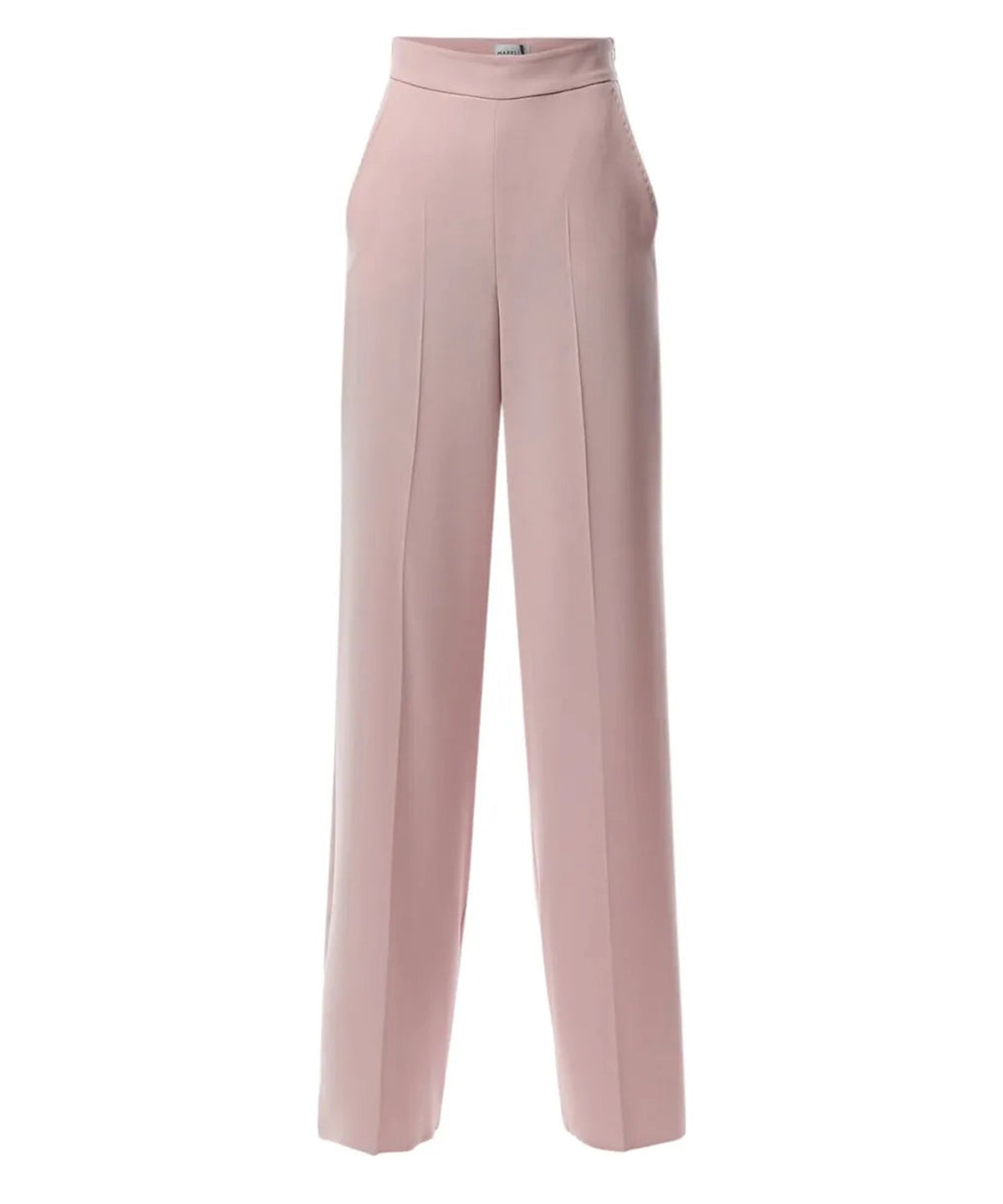 Pantalone Palazzo in Crêpe Envers Satin-Pantaloni-Marella-Vittorio Citro Boutique