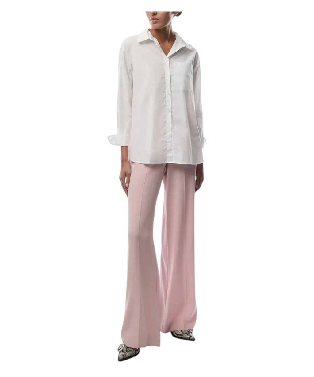 Pantalone Palazzo in Crêpe Envers Satin-Pantaloni-Marella-Vittorio Citro Boutique