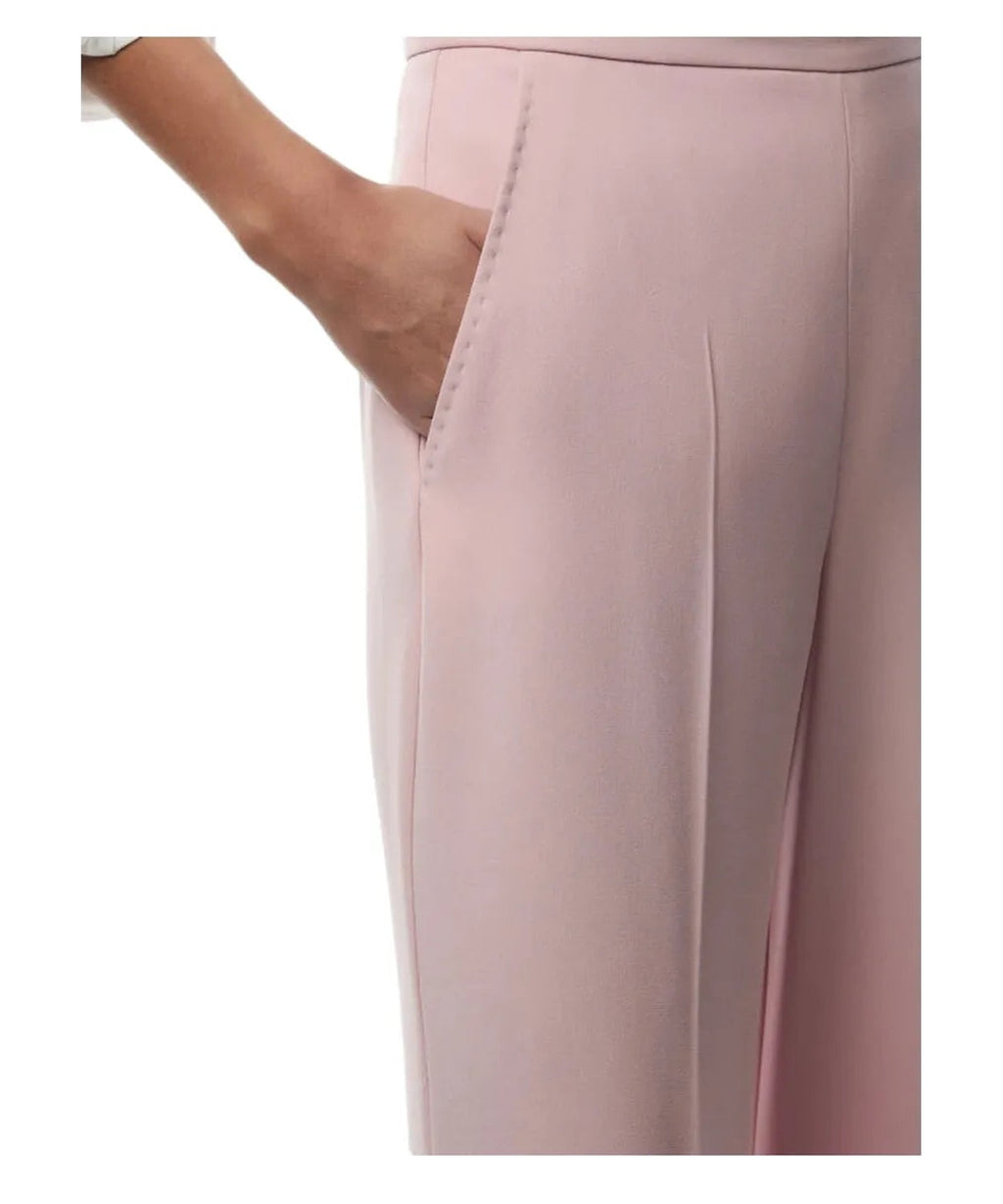 Pantalone Palazzo in Crêpe Envers Satin-Pantaloni-Marella-Vittorio Citro Boutique