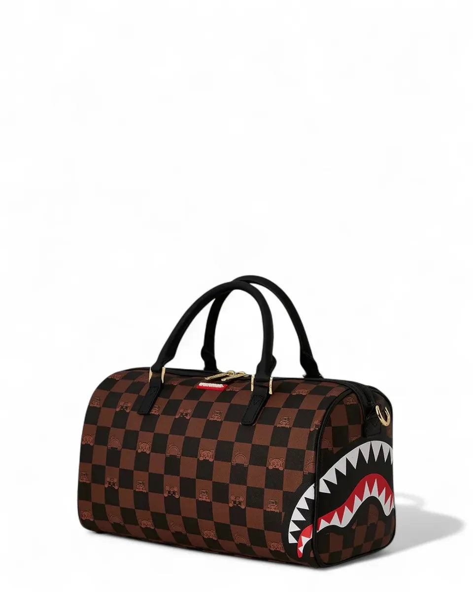 Peeking Character Check Mini Duffel-Sprayground-Borse a mano-Vittorio Citro Boutique