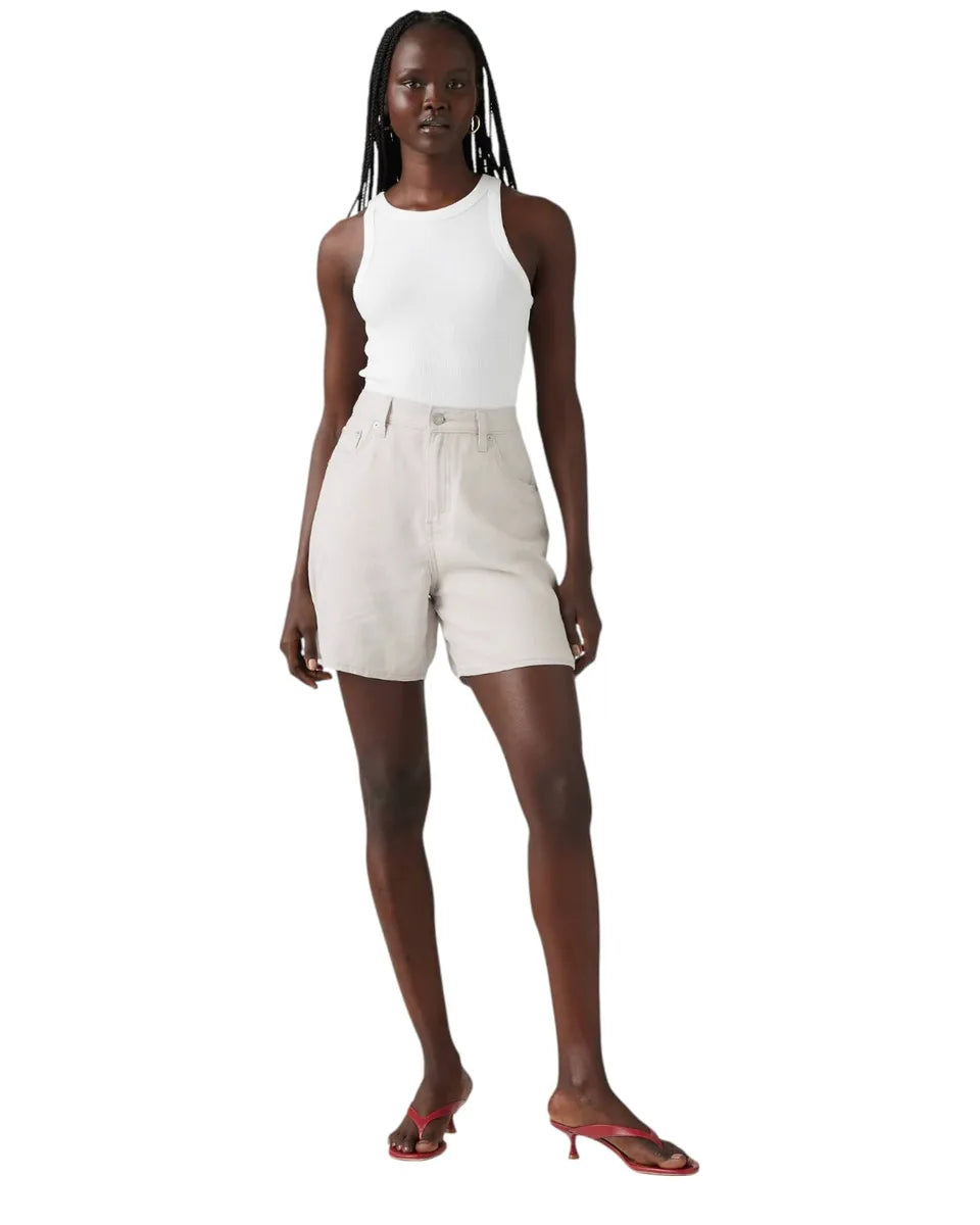 Shorts High Baggy in Crystal Gray-LEVI'S-Shorts-Vittorio Citro Boutique