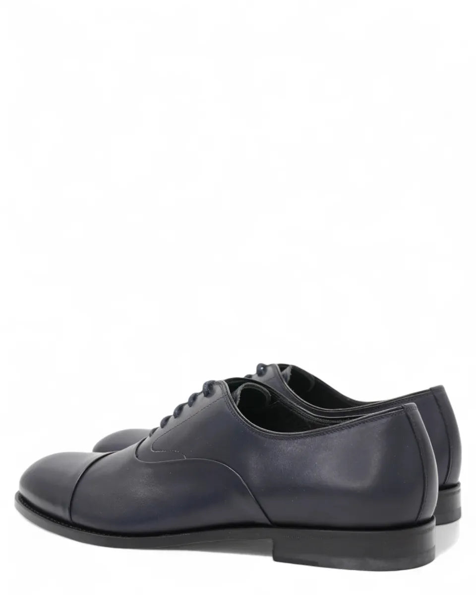 Scarpe Stringate in Pelle con Fondo in Cuoio-Graziano Salvatelli-Stringate-Vittorio Citro Boutique