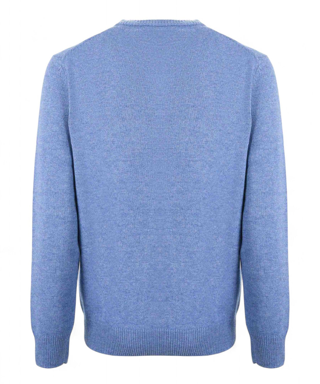 Maglione Heron in misto cashmere con ricamo Snoopy Napoli-Mc2 Saint Barth-Maglieria-Vittorio Citro Boutique