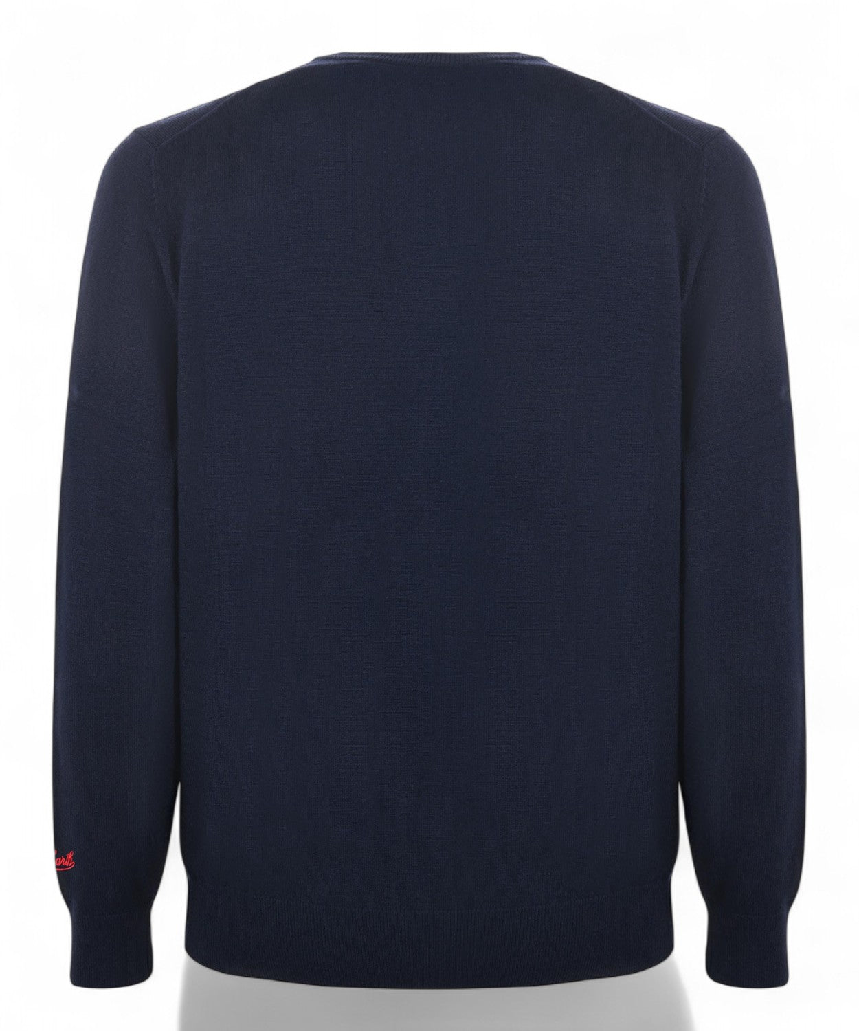 Maglione Heron Light con ricamo "Brillo senza bere"-Mc2 Saint Barth-Maglieria-Vittorio Citro Boutique