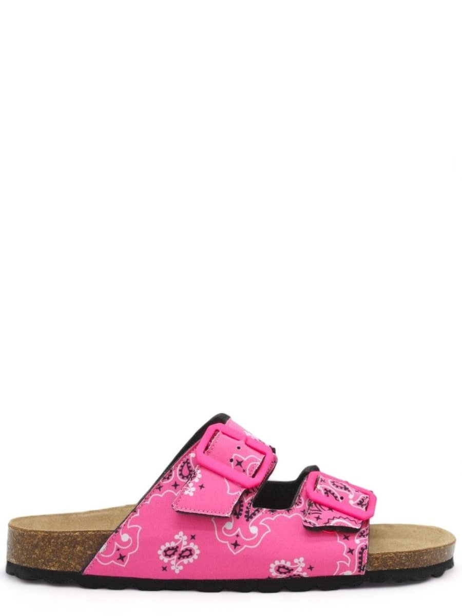 Sandali con stampa bandana-Sandali-Mc2 Saint Barth-Vittorio Citro Boutique