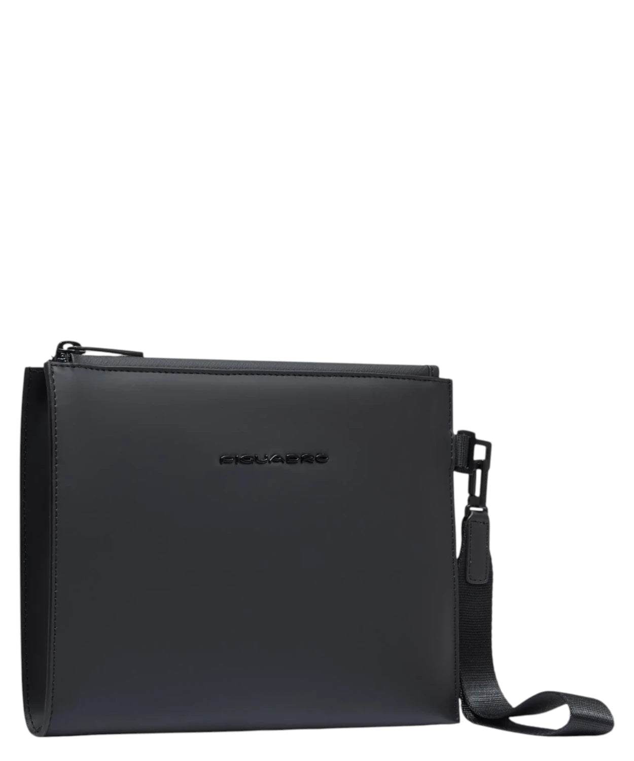 Pochette Piquadro in Tessuto Gommato