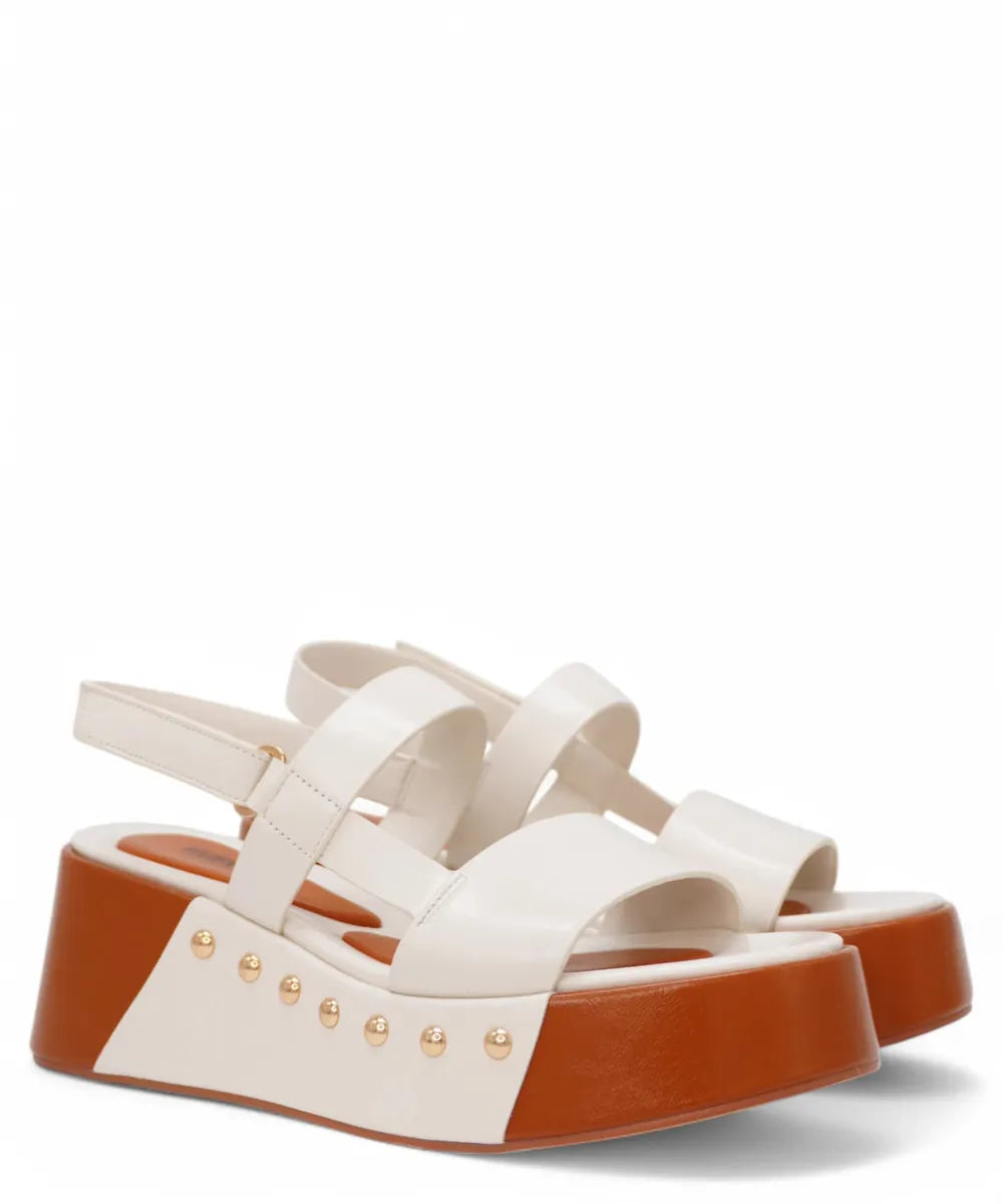 Sandalo con zeppa in Pelle-Vivien Lee-Sandali-Vittorio Citro Boutique