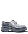 Stringata Brogue Uomo in Pelle Polished Nera