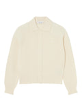 Lacoste cardigan til kvinder Poloshirts i 3D-kardet uld