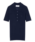 Polo Lacoste en lana merino 3D a coste
