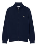 Pullover Lacoste in Cotone Organico e Collo Alto