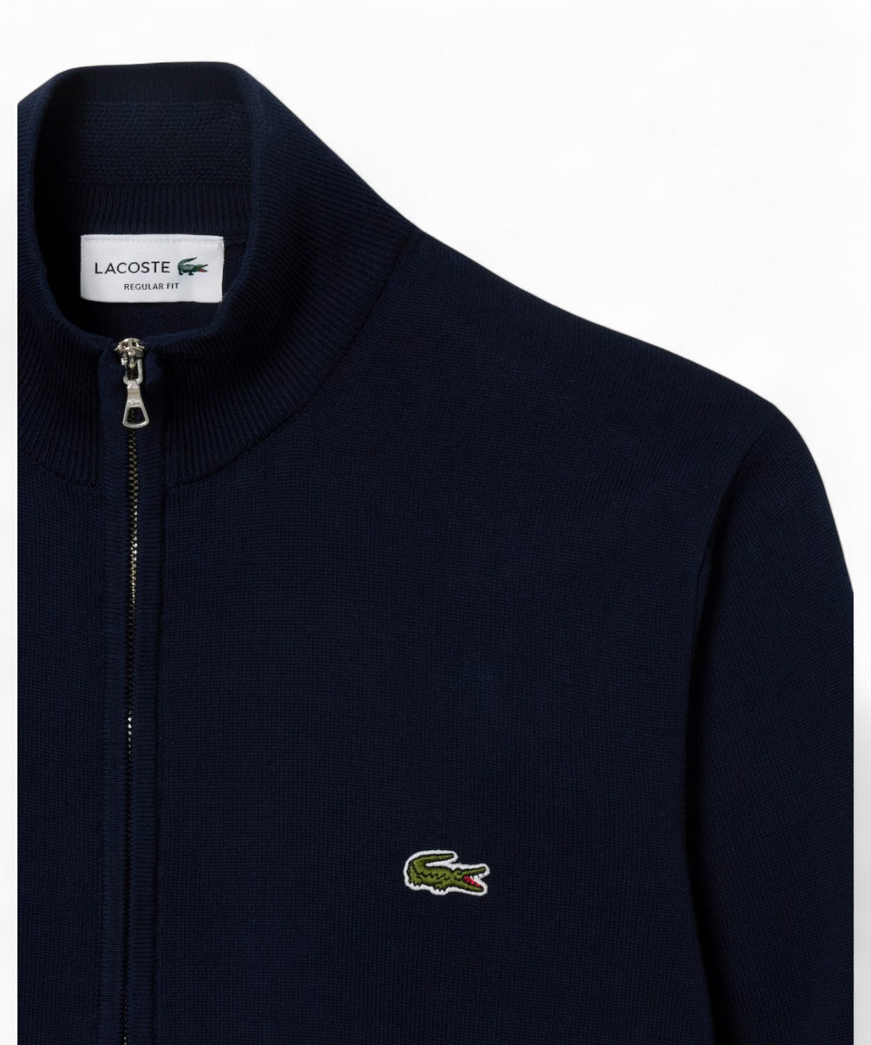 Lacoste Pullover in Cotone a Collo Alto con Zip-LACOSTE-Maglieria-Vittorio Citro Boutique