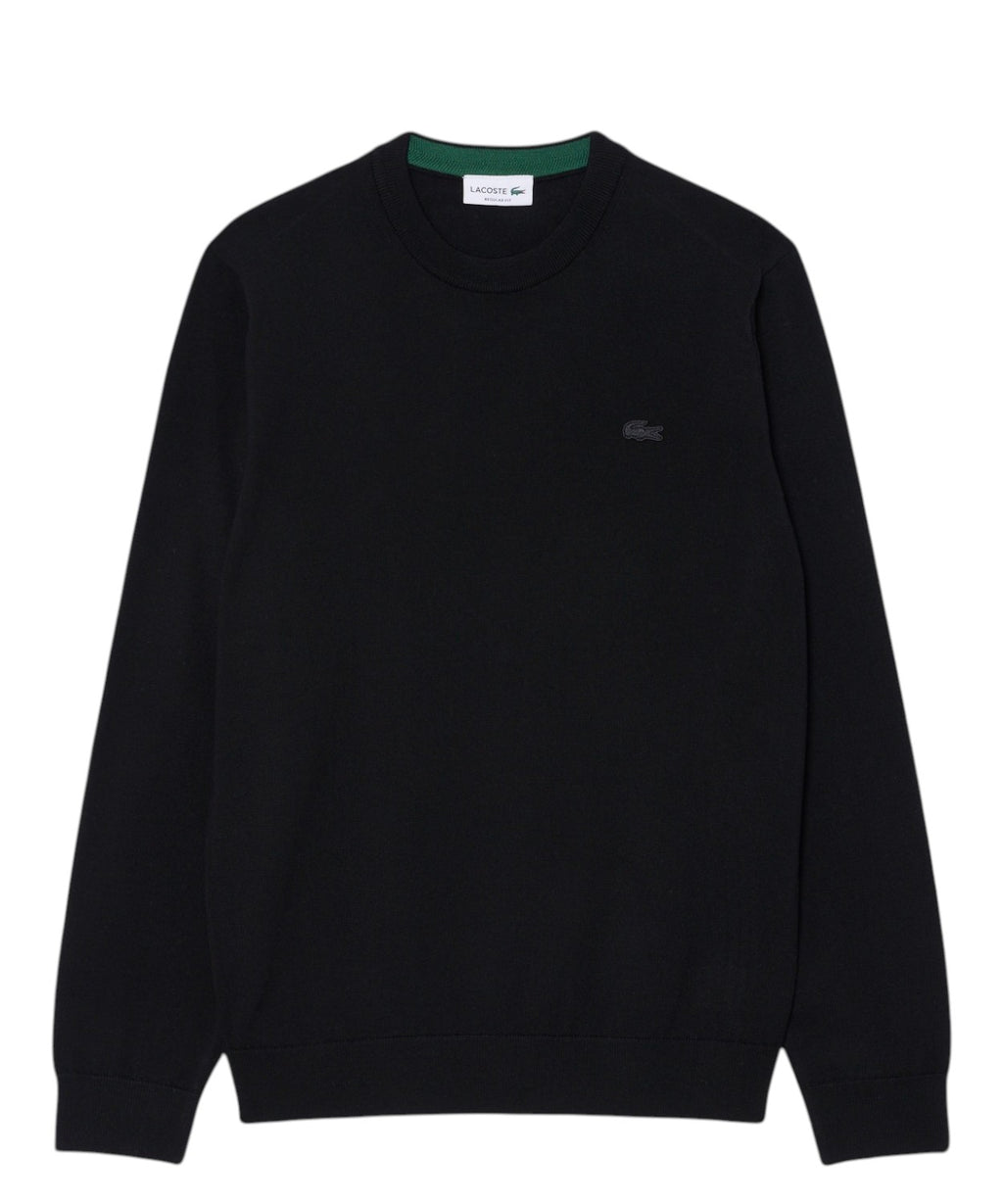 Maglione Lacoste Girocollo in Lana Merino per Uomo