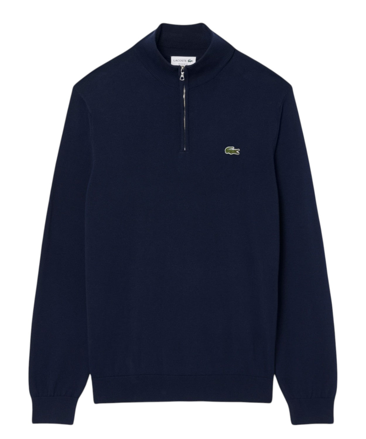 Pullover Lacoste Uomo in Cotone con Collo Alto e Zip